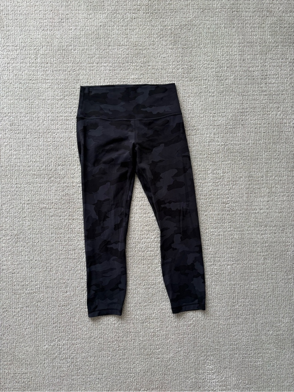 lululemon Black Camo High-Waist Leggings